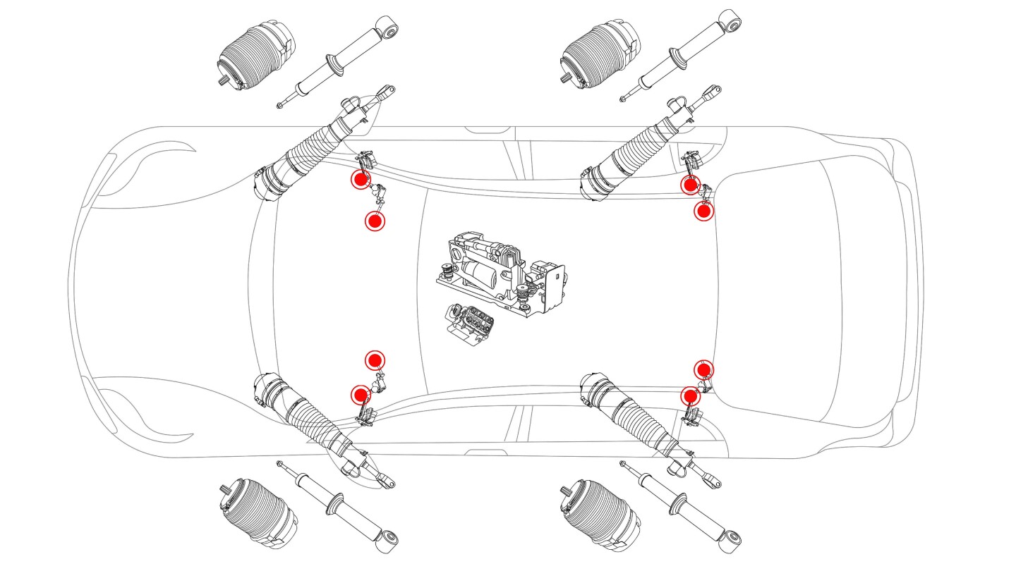 Mercedes-Benz S-Class Coupe C215 Diagramm der...