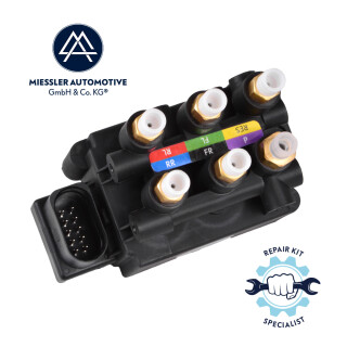 Unité de valve de suspension pneumatique BMW Série 7 (G11, G12) (6 connexions)