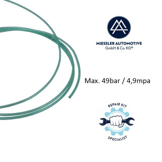 Zielony wąż sprężonego powietrza (4mm) do układu zawieszenia pneumatycznego