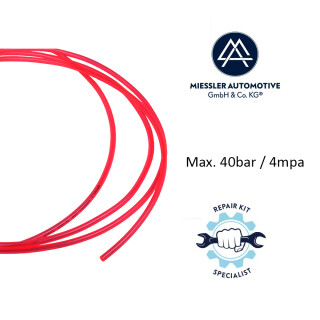 Havalı süspansiyon için poliamid hortum hattı basınçlı hava hortumu kırmızı (6 mm)