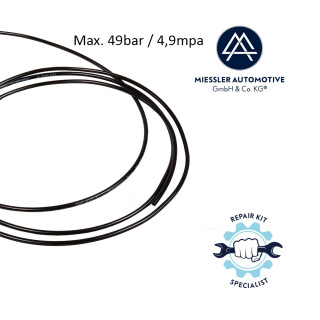 Tuyau dair comprimé noir (4 mm) pour le système de suspension pneumatique