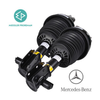 Jambes de suspension pneumatiques dorigine reconditionnées Mercedes CLS (C218) 4MATIC, avant