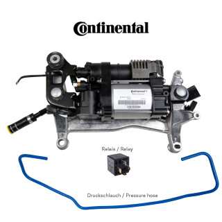 Oryginalne zawieszenie pneumatyczne kompresorowe Continental VW Touareg II (7P5, 7P6).