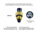 6mm compressed air connector M10x1