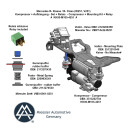 Zawieszenie pneumatyczne kompresorowe Mercedes R 251 Code 489 AIRMATIC