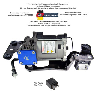 BMW X6 E72 air supply system compressor air suspension 37206859714