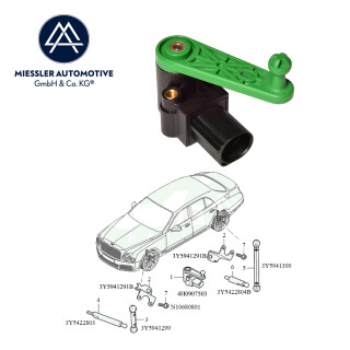 Sensor de nivel de suspensión neumática Bentley Mulsanne 4H0907503